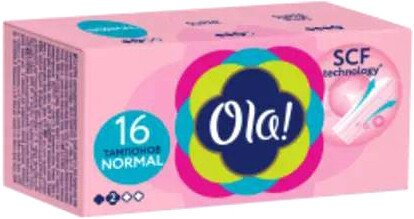 

Тампоны без аппликатора Ola! Normal шелковистая поверхность (16 шт)