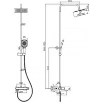 Душевая система  Ledeme L2473G
