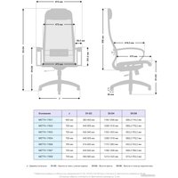 Офисное кресло Metta B 1m 4/K131 CH 17833 (черный)