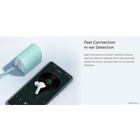 Наушники Haylou T87 Lady Bag (белый/бирюзовый, с цепочкой)