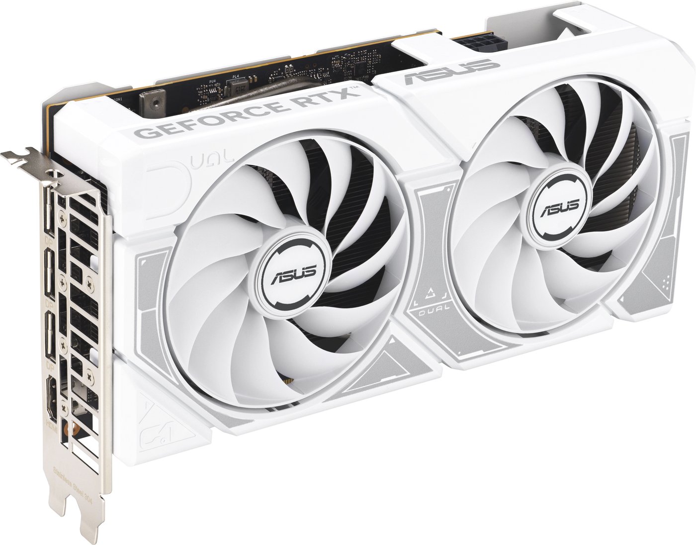 

Видеокарта ASUS Dual GeForce RTX 5060 8GB GDDR7 White OC Edition DUAL-RTX5060-O8G-WHITE