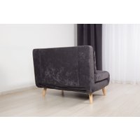 Диван DiArt Элли 1100 (велюр Sensey graphite/ножки светлые)