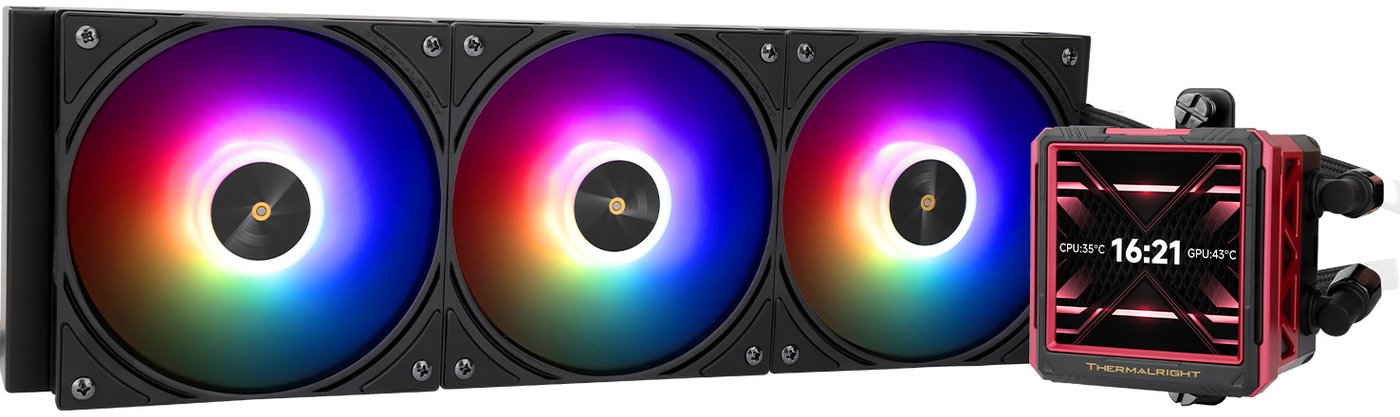 

Система жидкостного охлаждения для процессора Thermalright Frozen Warframe 360 Ultra ARGB (черный)