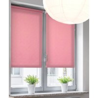 Мини рулонные шторы Delfa Сантайм Лен СРШ-01 МЭД2652 (52x160, розовый)