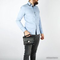 Мужская сумка Poshete 250-9623-BLK (черный)