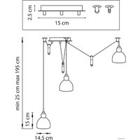 Подвесная люстра Lightstar Acrobata 761054