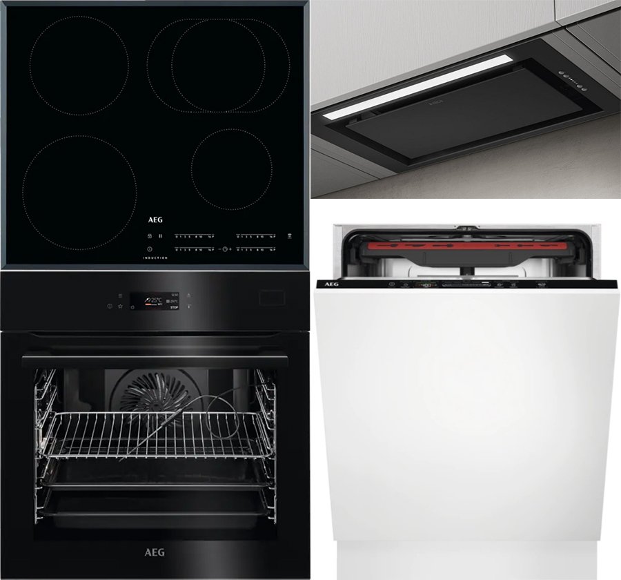 

Комплект встраиваемой техники AEG BSE772380B + IKB64410FB + FSB52917Z + Elica Lane BL MAT/A/52