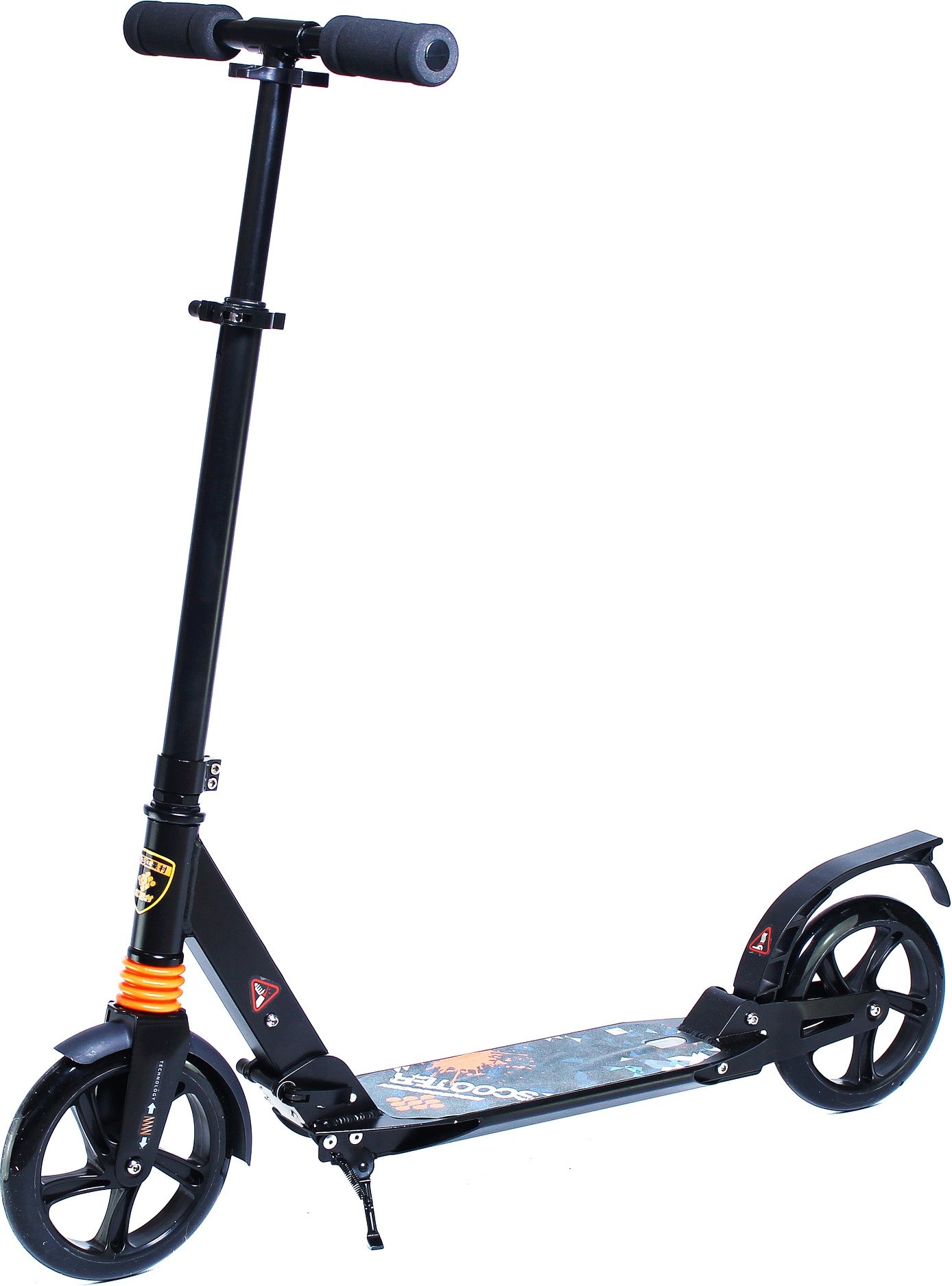 

Двухколесный подростковый самокат Scooter Urban 200S (черный)
