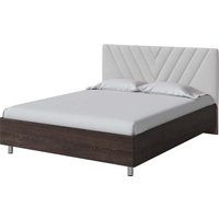 Кровать PROxSON Ora 160x200 (дуб кантербери/Teddy 302 жемчужный)