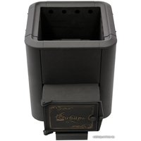 Банная печь Сибирь 15 конвекционная с выносным топочным каналом