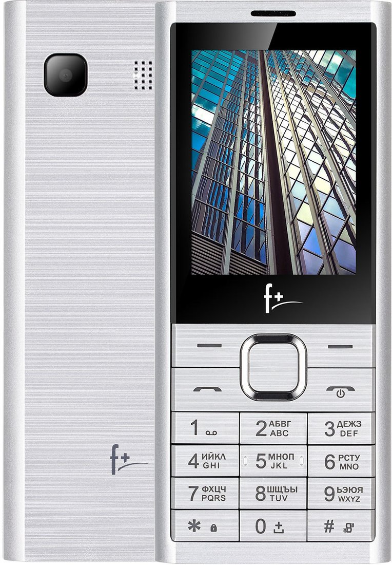 

Телефон F+ B241 (серебристый)