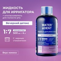 Жидкость для ирригатора Waterdent Вечерний детокс 500 мл