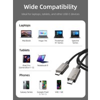 Кабель Cabletime USB 4 USB Type-C - USB Type-C (1 м, черный)