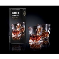 Набор бокалов для виски Bohemia Crystal Prestige Quadro 340 (2 шт)