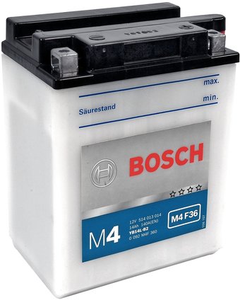 Мотоциклетный аккумулятор Bosch M4 YB14L-B2 514 013 014 (14 А·ч)