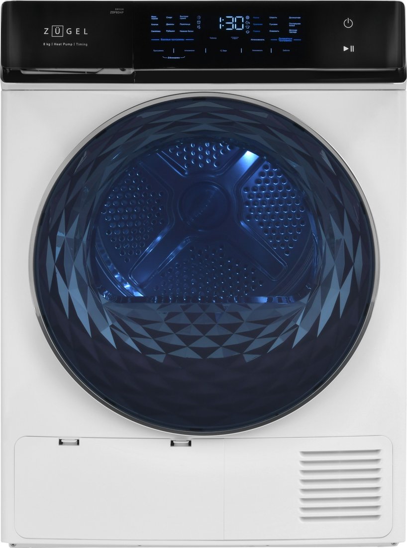 

Сушильная машина ZUGEL ZDF83HP Heat Pump