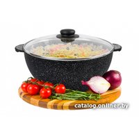 Казан Elan Gallery Гармония вкуса 120224 (черный мрамор)