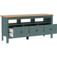 Тумба Mio Tesoro Сага 3 ящика 2.08.03.090.16 (темно-бирюзовый/ясень)