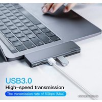 Док-станция Baseus Harmonica 5-in-1 CAHUB-K0G