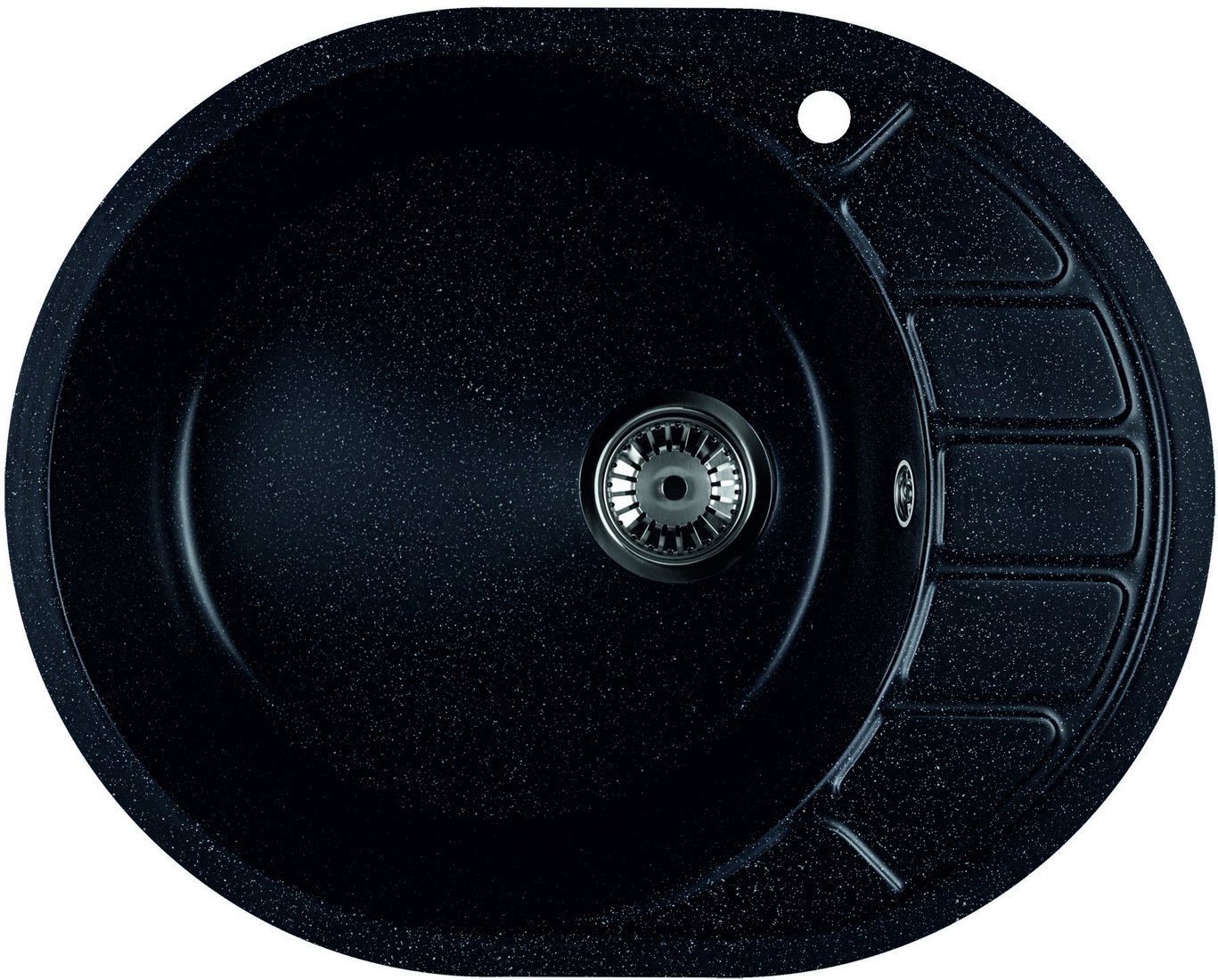 

Кухонная мойка Marblan Ovata L (черный,с сифоном)