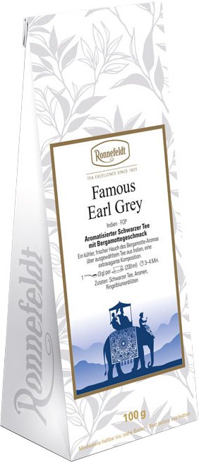 

Черный чай Ronnefeldt Famous Earl Grey с Бергамотом 100 г