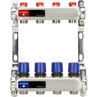 Запорная арматура Varmega Коллекторная группа для отопления ВР 1", на 6 контуров 3/4" EK VM15506