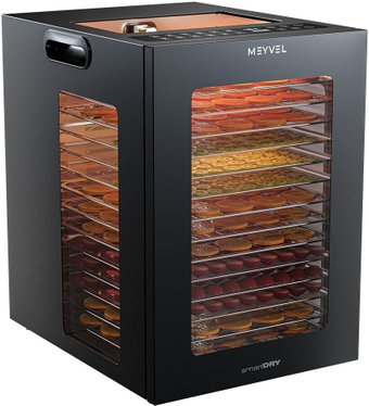 Сушилка для овощей и фруктов Meyvel MDH14-2S black