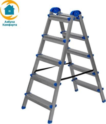 

Лестница-стремянка AZK TwoSide Pro LDTH-02.05 (5 ступеней)
