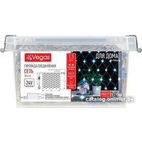 Гирлянда световая сетка Vegas 55213 (холодный белый)
