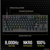 Клавиатура Corsair K60 Pro TKL (черный, Corsair OPX, нет кириллицы)