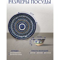 Набор блюд Chugun Invest Горыныч (черный)