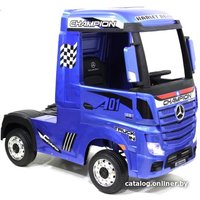 Электромобиль RiverToys Mercedes-Benz Actros 4WD HL358 с прицепом (синий)