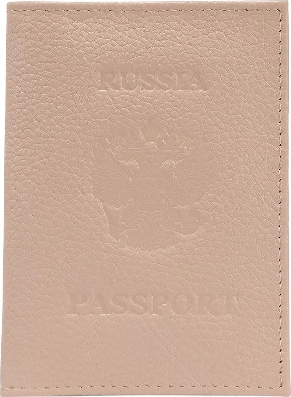 

Обложка для паспорта Poshete 604-118M-PWD (пудровый)