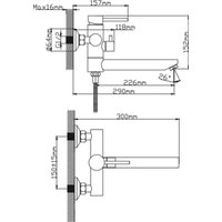 Смеситель Diadonna D234-22QH
