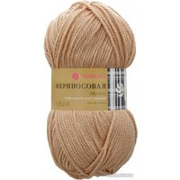 Пряжа для вязания Пехорка Мериносовая 100 г 200 м №124 (песочный)
