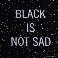 Полотенце Этель ЧБ Black is not sad 5031626 (белый/черный)