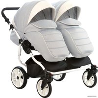 Универсальная коляска Indigo Duo (2 в 1, In 02, светло-серый)