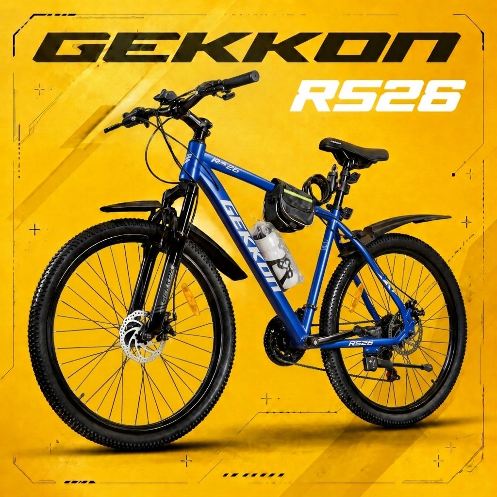 Велосипед Gekkon RS26 р.17 2026 (синий/белый)