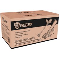  Deko DKLM40V и DKTR21 081-2035 (газонокосилка, триммер, 2 АКБ)