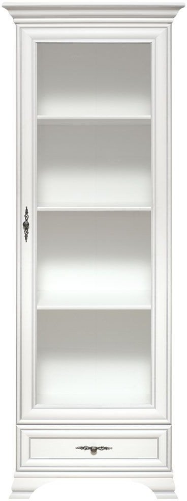 Шкаф-витрина Black Red White Kentaki S320-REG1W1S (белый)