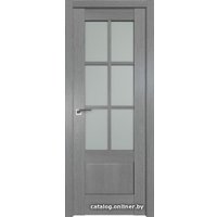 Межкомнатная дверь ProfilDoors 103XN L 50x200 (грувд серый, стекло матовое)