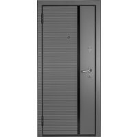 Металлическая дверь Guard MG60 МДФ/МДФ 97х205 левая (серый/белый ясень)