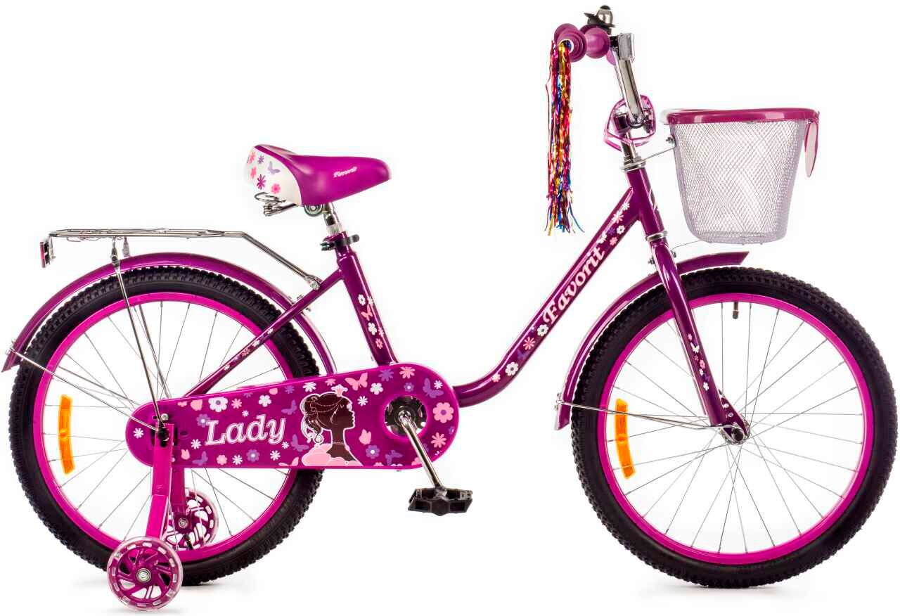 

Детский велосипед Favorit Lady 20 LAD-20PR (розовый)