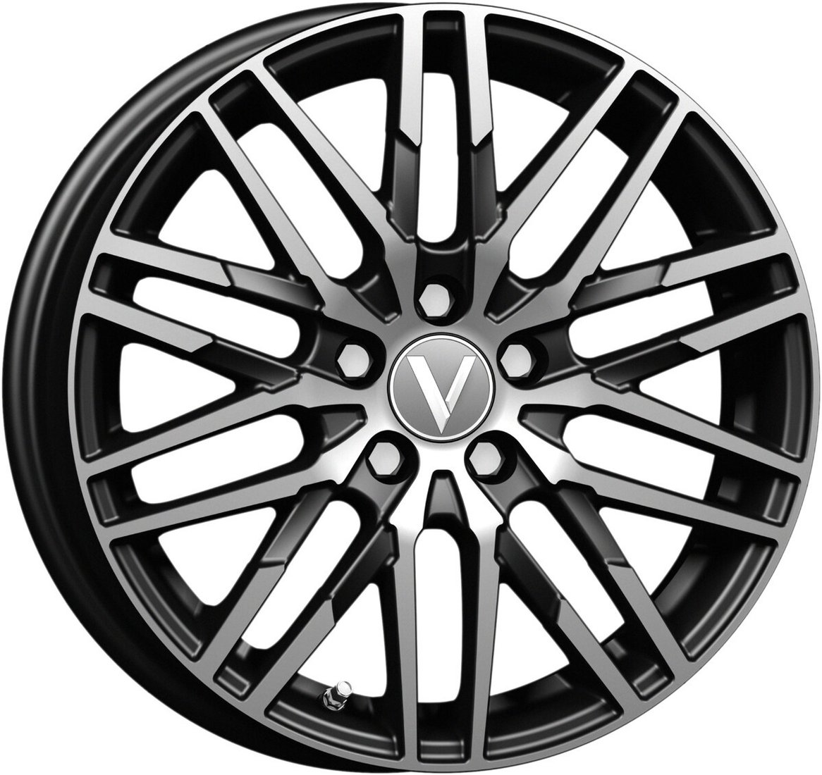 

Литые диски Vector В229 16x6" 5x114.3мм DIA 67.1мм ET 43мм Алмаз черный