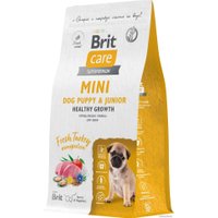 Сухой корм для собак Brit Care Mini Puppy&Junior Healthy Growth с индейкой 400 г