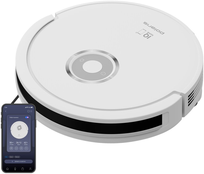 

Робот-пылесос Polaris PVCR G2 3200 IQ Home Aqua (белый)
