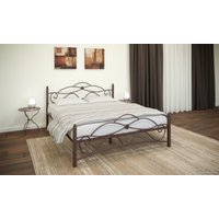 Кровать ИП Князев Грация 90x190 (коричневый)