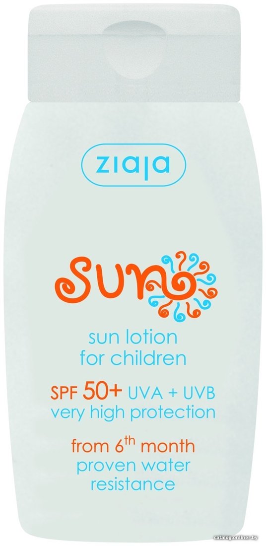 Лосьон солнцезащитный Ziaja Sun детский SPF50 солнцезащитный 125 мл