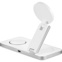 Беспроводное зарядное Rocket Magic 3in1 (белый)