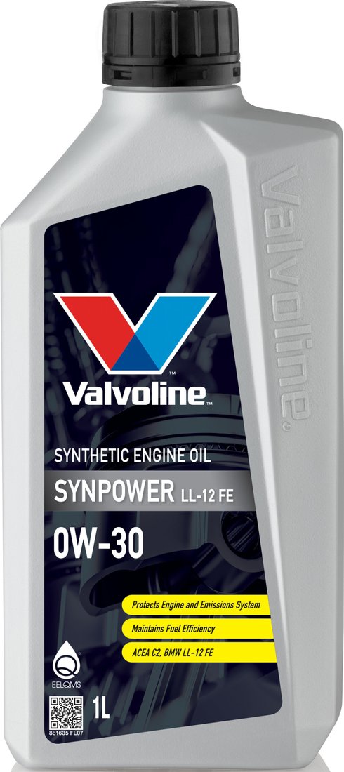 

Моторное масло Valvoline Synpower LL-12 FE 0W-30 1л